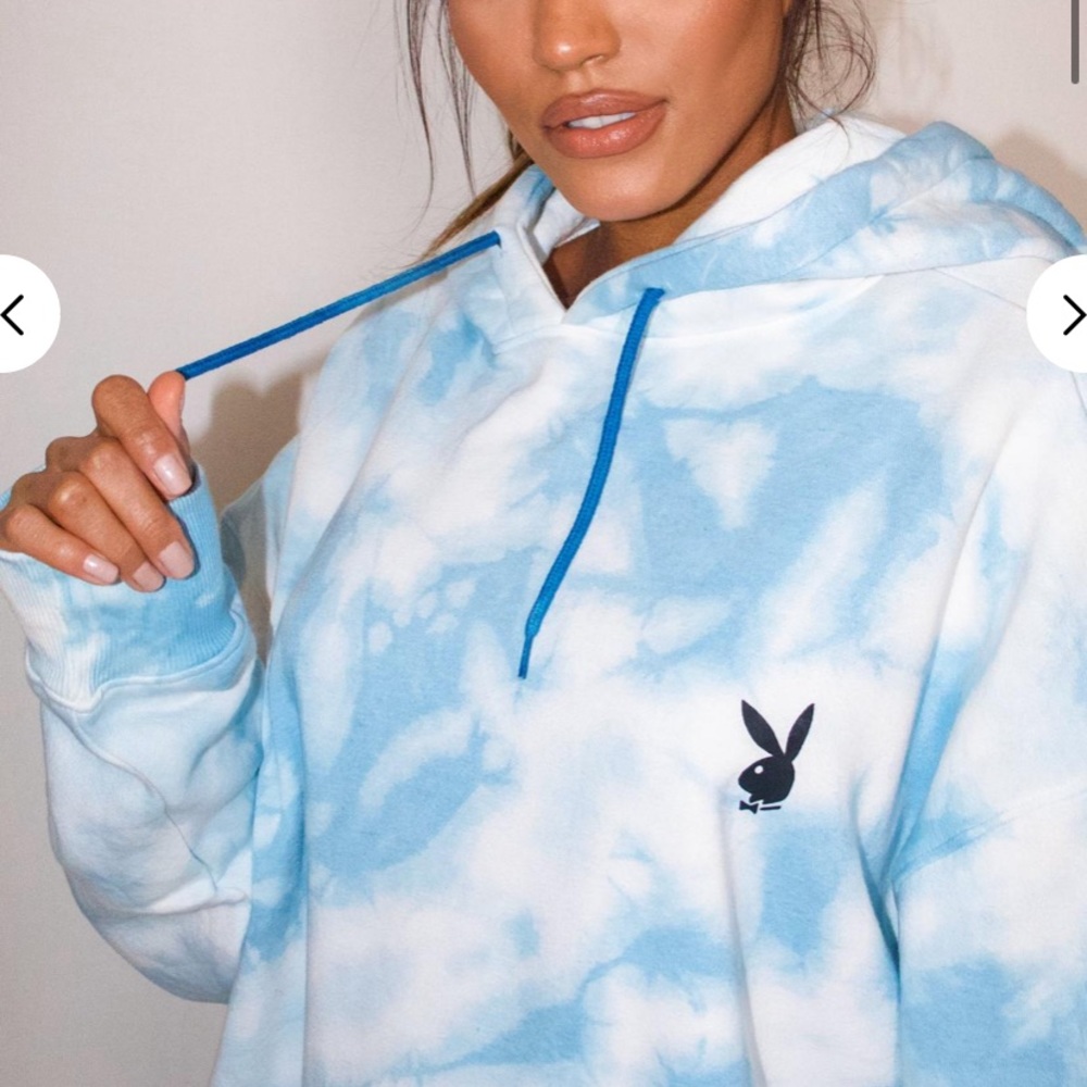 Missguided xplayboy tie dye collection hoodiedress - Picture 3 of 6